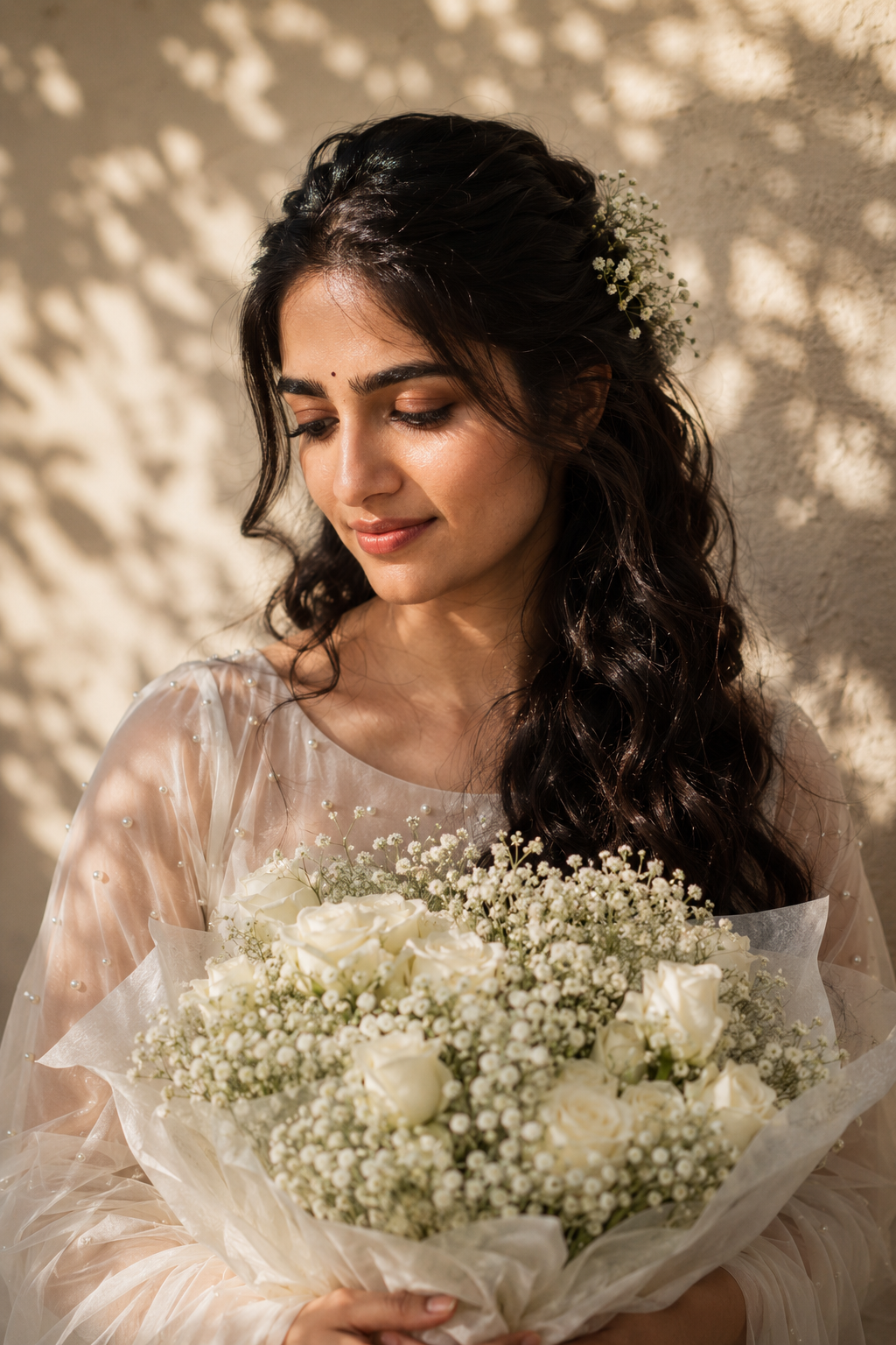 Outdoor curly portrait