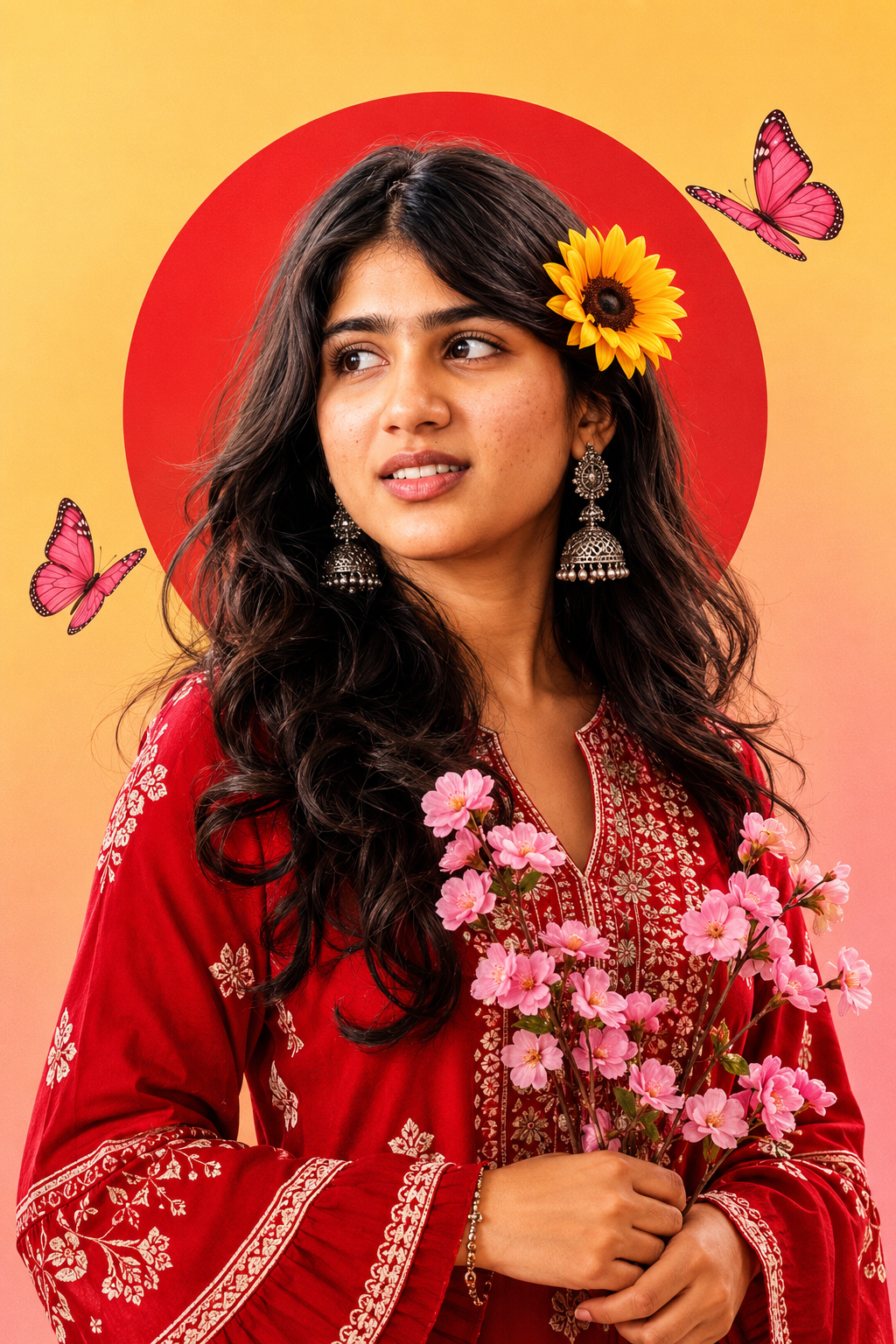 Vibrant editorial poster