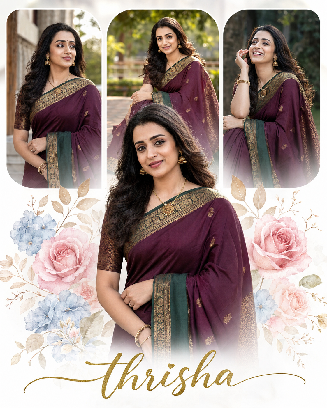Saree portrait photography