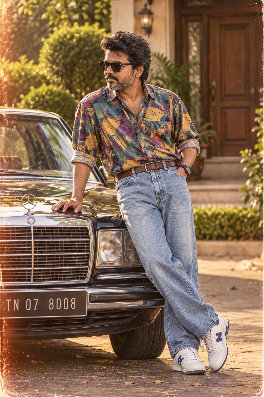 Vintage 80s hero style