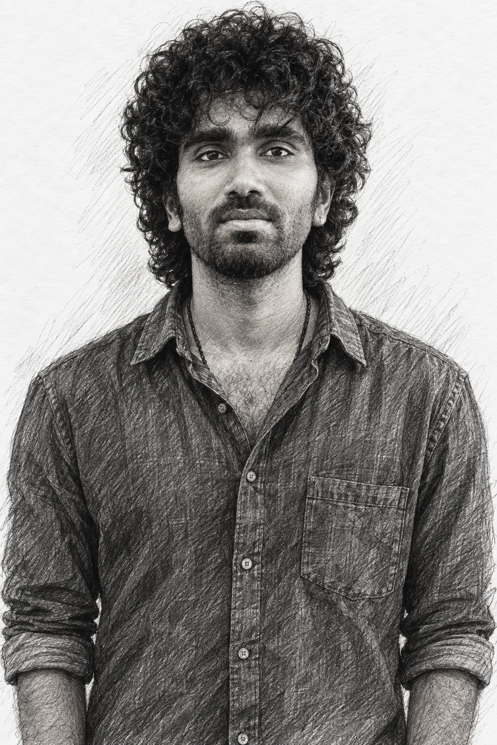 A standing portrait