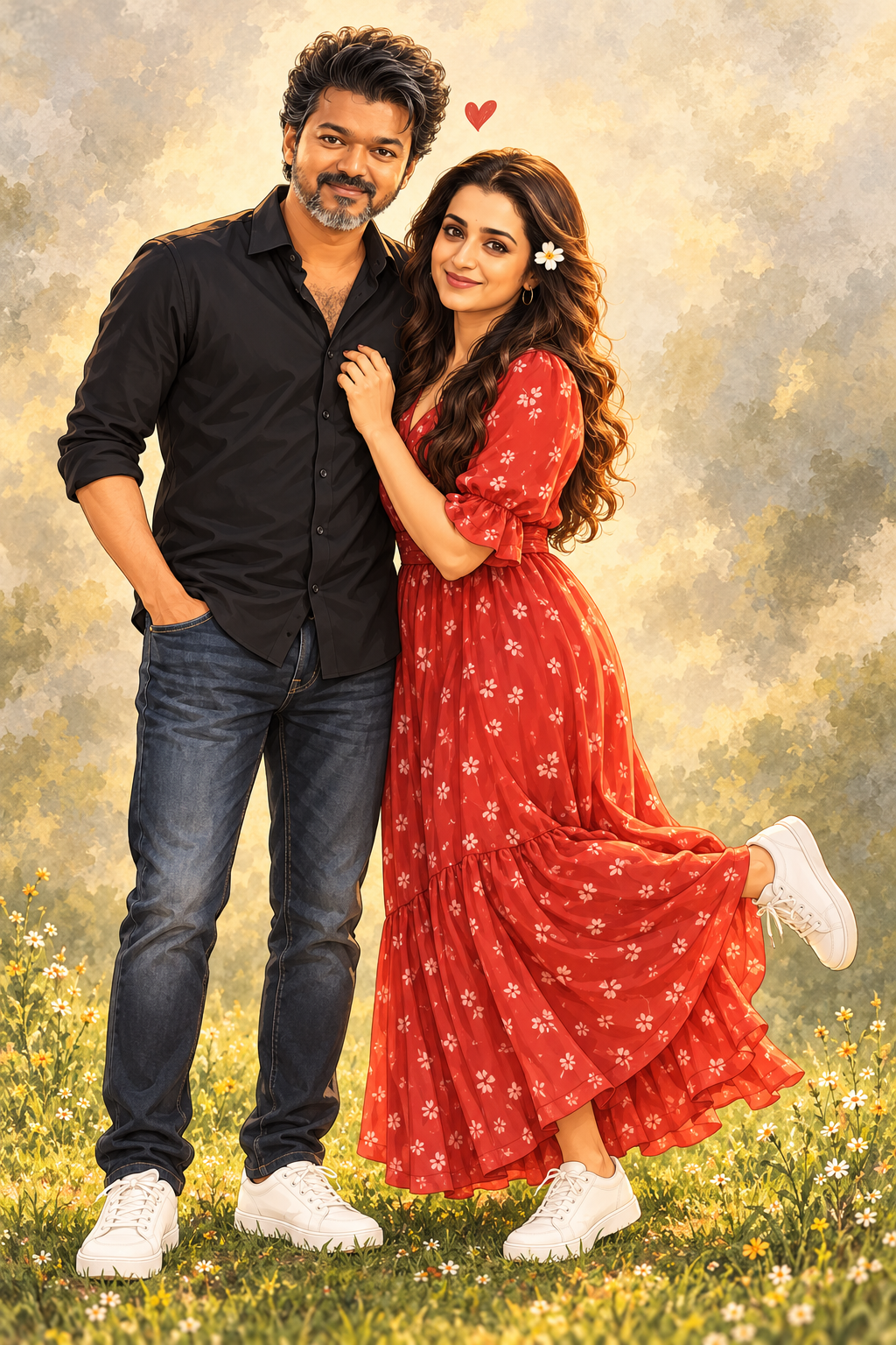 Couple illustration