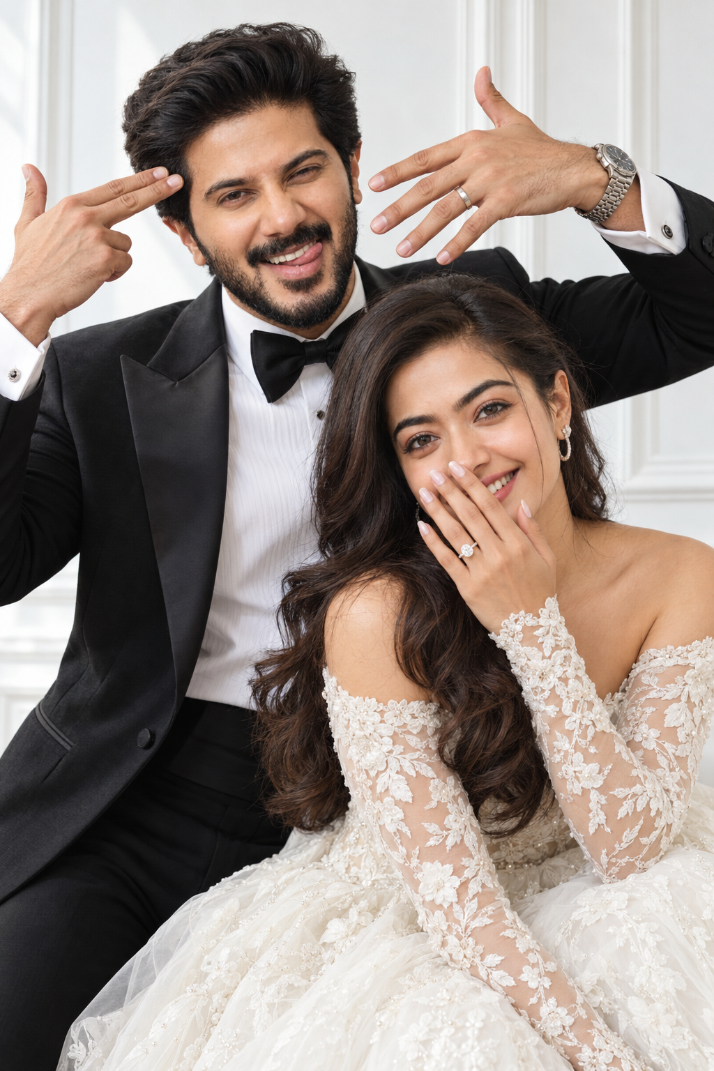 A couple in a Event